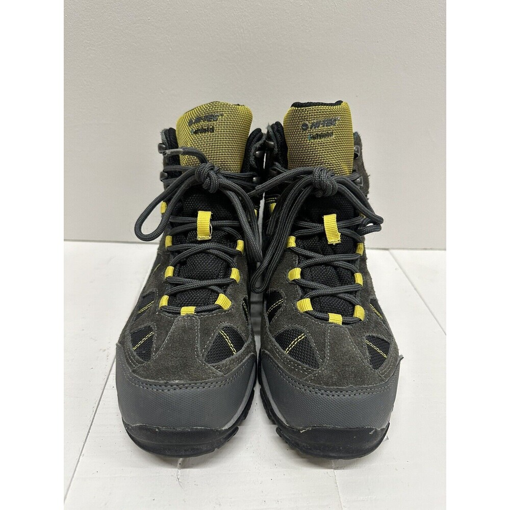 Hi-Tec boys size US 4 EU 35 Altitude Lite hiking boots charcoal/black/sunray